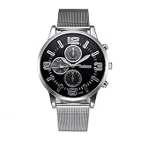 IG Invictus Klassische Herrenuhr Armbanduhr Stahlband Quarz lässige Uhren MIGEER Mesh Belt Watch Miguel G2065 MIT Uhren, ge 'Schwarz Meter