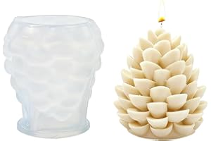 Junhui 3D Pigna di Natale Stampo Candela Stampi in Silicone
