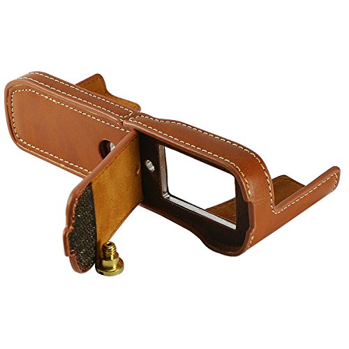 First2savvv XJPT-XPRO2-D09G10 Gehäusehälfte präzise Passform PU-Leder Kameratasche Fall Tasche Cover für Fujifilm X-Pro2 . XPro2 mit SD-Kartenleser - 5
