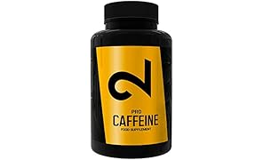 DUAL Pro CAFFEINE | 100% Caffeina Pura | 120 Capsule Vegane| Certificato Di Laboratorio | Capsule Di Caffeina |Alte Dosi|Senza Additivi Aggiuntivi, Vegan E Senza Glutine|Fornitura 4 Mesi| Made In EU