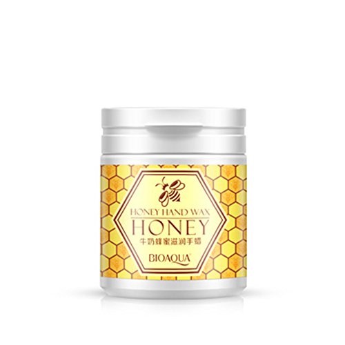ROMANTIC BEAR Bottled Milk Honey Moisturizing Hydrating Whitening Hand Mask