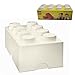 Produktbild Unbekannt Contenitore LEGO Brick 8 Bianco - AccessoriAccessori