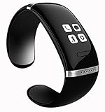 Acme - Pulsera inteligente Bluetooth Fitness Sport para Apple iOS iPhone6 Plus 6S Android Samsung y Blackberry/reloj con pantalla OLED/podómetro contador de paso, calorías y distancia Notification llamada repetición - colores diferentes Negro negro