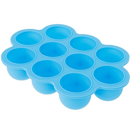 Lictin Einfrieren Babybrei GVDV Babynahrung Aufbewahrung Food Storage Gefrierschrank Behälter-Behälter mit Silikon Clip hausgemachte Babynahrung Silikon Gefrierschrank Lagercontainer Tray - 5