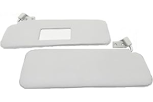 EASYSHOP24H Set 2 Visiera Aletta Parasole Per SJ410 SJ413 SAMURAI SANTANA Pantina copri sole Grigia Sinistra Con Specchio e Destra