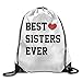 Produktbild Funny Sisters Ever Gym Drawstring Backpack Unisex Portable Sack Bags