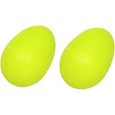 Midex Orf-MT8YL Knitting Tools Plastic Yellow Egg Maracas Musical Flicker 2 Pieces (Double)
