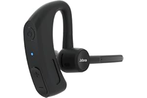 Jabra Perform 45 Ear Hook mono zestaw słuchawkowy Bluetooth z mikrofonem z redukcją szumów, funkcją PTT, trybem Face2Face oraz dyskretną konstrukcją - czarny