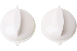 LIJUN Ocobudbxw 2 Stück Mikrowellen-Drehknopf Timer Kunststoff Kontrollschalter für Medien Universal