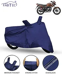 Fabtec Bike/Motorcycle Body Cover for Honda Livo (Blue)