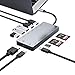 Produktbild Rayrow USB C Hub, Typ C Hub Adapter mit 4K USB C auf HDMI, 2 USB 3.0/3 USB 2.0-Ports, PD-Ladeanschluss, SD/SDXC-Kartenleser für MacBook Air Pro, Nintendo Switch, Dex-Station, Samsung usw. (Grey)