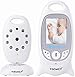 VOSMEP Ecoute-B&eacute;b&eacute; Babyphone Baby Monitor B&eacute;b&eacute; Moniteur + Temp&eacute;rature Surveillance + Vid&eacute;osurveillance + Nocturne Vision + 2" LCD Couleur Ecran Vid&eacute;o + Phone Num&eacute;rique Digital 2.4 GHz Bidirectionnelle Deux Voies Sans Fil S&eacute;curit&eacute; Pour Baby avec Cam&eacute;ra Blanc BM001