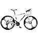 Produktbild SIER Erwachsene Mountainbike 26 Zoll Doppelscheibenbremse EIN Rad 30 Geschwindigkeit Off-Road-Geschwindigkeit Fahrrad Männer und Frauen,White