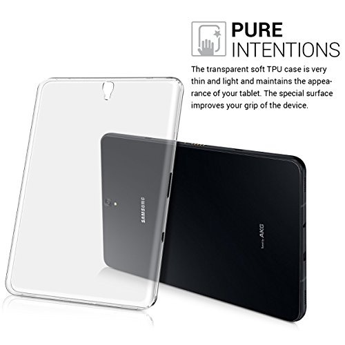 kwmobile Hülle für Samsung Galaxy Tab S3 9.7 T820 / T825 – Case Handy Schutzhülle TPU Silikon für Tablet – Backcover Cover klar Transparent - 3