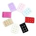 Nestling®Ladies Bra 3x2 Hooks Extension Strap Extender Soft Flexible Comfortable (8 pcs)