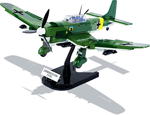 Modbrix 5521- ✠ Bausteine STUKA Flugzeug Junkers Ju 87 B inkl. Luftwaffen Pilot aus original Lego® Teilen ✠ - 3