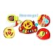 Fajiabao Birthday Gifts for Kids Electronic Steering Wheel Music Keyboard Piano with Beautiful Flashing Lights Musical Learning Toy for Baby Gift