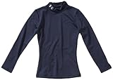 Under Armour Evo CG 1221796 Fitted Children, Boys', UA Evo CG Fitted Mock, Blau - Midnight Navy/Aluminium, FR : 8 ans (Taille Fabricant : YXS)