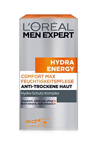 L’Oréal Men Expert Hydra Energy Comfort Max Feuchtigkeitspflege Anti-Trockene Haut – 24h Feuchtigkeitscreme für Männer (stärkt und pflegt / fettet nicht / ohne Alkohol) 1 x 50 ml - 2