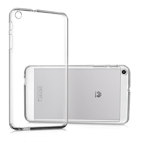 kwmobile Hülle für Huawei MediaPad T1 7.0 / Honor Play Tablet T1 – Case Handy Schutzhülle TPU Silikon für Tablet – Backcover Cover klar Transparent - 5