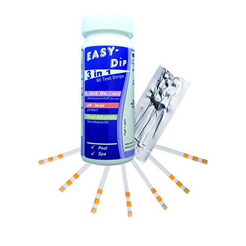 50 Teststreifen 3 in 1 für O² (Sauerstoff), pH + Alkalinität von well2wellness®