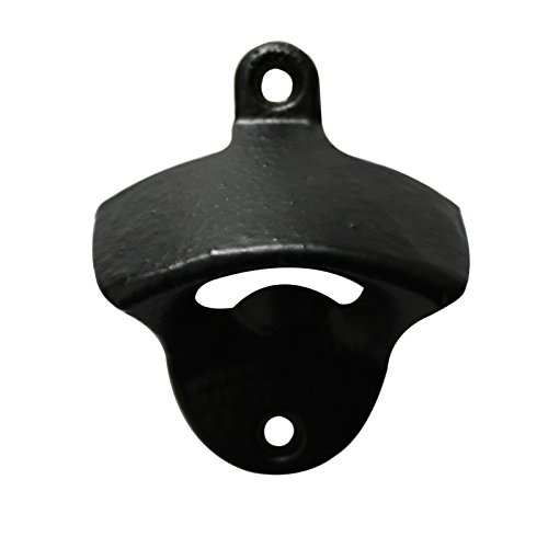 Wand Flaschenoffner mit Wandhalterung Flasche Cap Catcher durch Belle Vous – Wand Bieroffner und Soda Offner – Bierflaschenoffner – Montierte Schrauben und Wandstecker – Bar Offner - 2