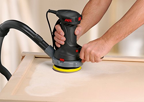 Skil Multi-Stripper 8100 AC, 550 W, 125 mm Pad, 1 Fleecescheibe, 1 Velcroscheibe, 1 Polierscheibe, 240er Schleifpapier, 1,9 kg - 4