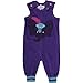Fred's World by Green Cotton Baby Girls Velvet romper Footies, Purple (purple 019354201), 3-6 Months (Manufacturer size: 68)