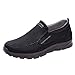 Produktbild ZHANSANFM Herren Mokassin Bootsschuhe Slip On Breathable Halbschuhe Weichem fußbett und Fester Sohle Flacheschuhe Low-Top Faule Schuhe Leichte Outdoor Sneakers Gr.38-4838Schwarz