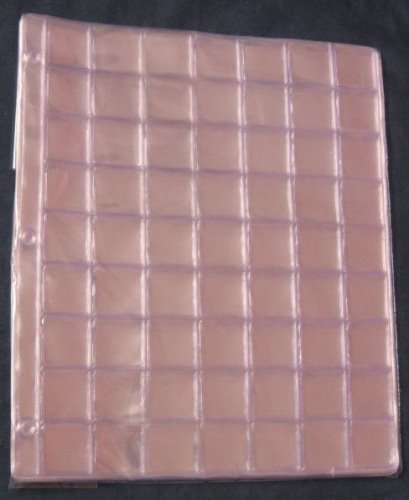 Coin Album Pages 63 Section Sleeves (Pack of 10)
