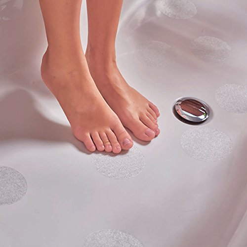 Topgoods2016 10er Anti-Rutsch Pads Sticker für Badezimmer Dusche Badewanne, transparent und selbstklebend.(Stärke 0,3mm) - 4