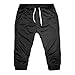 Produktbild ASHOP Herren Freizeithose, Regular Slim Fit Stretch Sweat Short Sweatpant Boxen Port Trainingshose Sporthose (XXL, Schwarz)