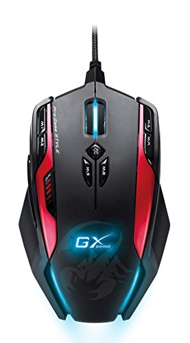 Preisvergleich Produktbild Genius 8200DPI GILA 12 Tasten Maus schwarz / rot / blau