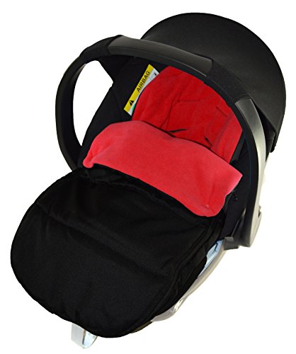 Universal Car Seat Footmuff To Fit Mamas And Papas Cybex Aton Car Seat Fire Red