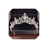 Metalle: Zink-Legierung, Geschlecht: Damen, Produktname: Kristall Tiara für Bräute