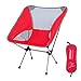 Produktbild LIPAI Klappstuhl Outdoor Camping Klappstuhl Mond Stuhl Angeln Stuhl Regie Stuhl Luftfahrt Aluminium Stuhl Ultraleichte Tragbare Rot 57 * 35 * 65 cm