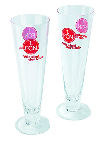 Preisvergleich Produktbild 1. FC Nürnberg Pilsglas 2 Stk.