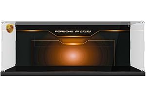 TopBrixx Vitrine für Lego Technik Porsche 911 GT3 RS (42056), Acryl Schaukasten für Lego 42056(Nicht Enthalten Lego Modell)