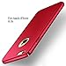 Wow Imagine All Sides Protection "360 Degree" Matte Hard Case Back Cover For Apple Iphone 6 / Iphone 6S (4.7 Inch Screen) ,Maroon:Red RS.299.00