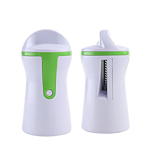 Gemüse Spiralizer, Zucchini Spaghetti/Pasta/Nudel Maker Spirale Gemüse Schneide für Kartoffel Karotten mit drei Stahl klingen - 2