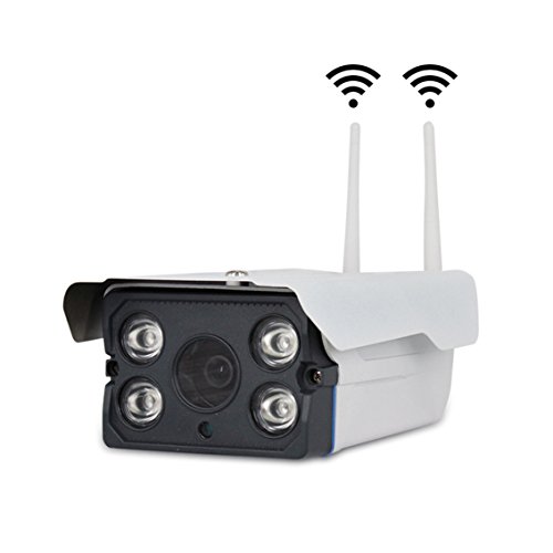 Preisvergleich Produktbild SpaceProTech Überwachungssicherheit Hauptkamera 720P Hochauflösendes WiFi Fernbetrachtung Baby Monitor Mobile Push Alerts Zweiweg Audio Unterstützung SD Card Recording