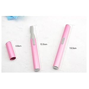 Drasawee Portable Electric Women Lady Face Hair Bikini Shaper Eyebrow Shaver Trimmer - Image 2