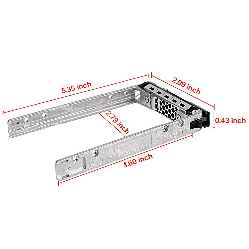 cisno 2 5  SAS disco duro bandeja de disco duro Caddy para Dell PowerEdge R620  R710  T710  R720  R820  R610  R410  R715  R815  R810  R420  R520  R320  G176j