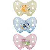 Baby Nova SILIKON Schnuller Dentistar Night, leuchtet im dunkeln, Gr.1 bis zum erstem Zahn, Leuchtschnuller