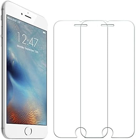 Apple iPhone 6 6S Screen Protector [2 Pack] senisttech Tempered Glass Film for iPhone 6 6S protection-3d Touch compatible-9h Hardness 99% transparence-anti Grazes, Water Print