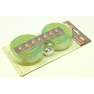 BARBIERI CINELLI TYPE EROICA RETRO FUNKY STYLE GREEN & YELLOW NATURAL CORK RACING BIKE HANDLEBAR TAPE