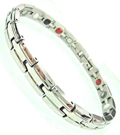 Anion Magnetic Fir Energy Germanium Stones Power Bracelet Health 4in1 Bio lady's 102