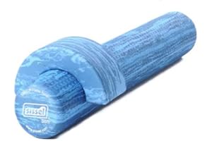 Rouleau de pilates sISSEL soft sISSEL head align dynamic Kombi blaumarmoriert