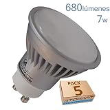 led gu10 7w ikea Máxima potencia 7w y 680 lúmenes a 120 grados de apertura