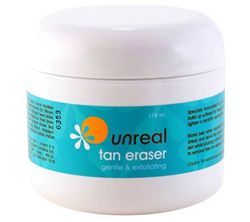 Unreal Tan Eraser with Coconut Oil - Remove Fake Tan Gently for Face & Body-Even out Patchy Self Tan